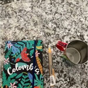 Columbia Tropical Notebook and Mug Set - Black and Green